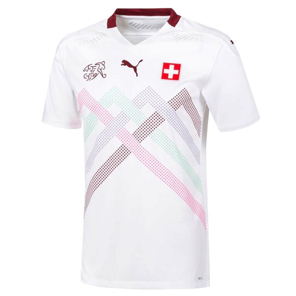 Authentic Camiseta Suiza 2ª 2020 Blanco